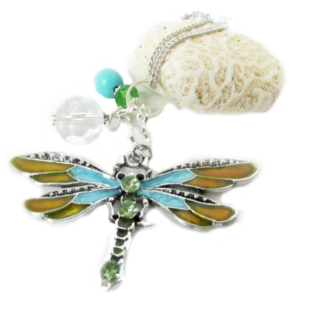 Dragonfly Rear View Mirror Charm - Picture 4 of 8